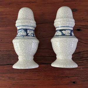 Dedham Pottery Salt and Pepper Shakers